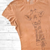 Women's Giraffe T-shirt - Animal Print Tee