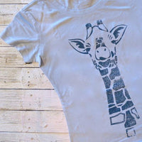 Women's Giraffe T-shirt - Animal Print Tee