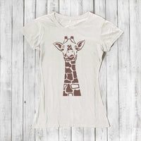 Women's Giraffe T-shirt - Animal Print Tee