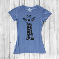 Women's Giraffe T-shirt - Animal Print Tee