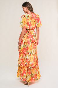 CONSISTENTLY CONFIDENT WOVEN MIDI DRESS