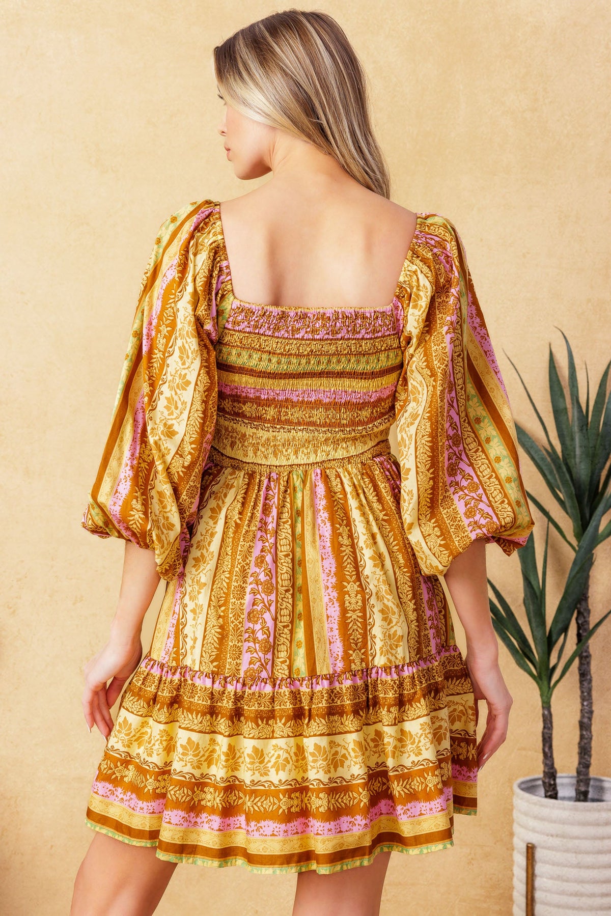 ALL MY PRIDE WOVEN MINI DRESS