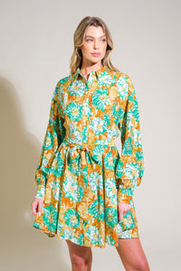 ENCHANTED TO MEET YOU WOVEN MINI DRESS