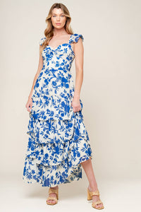 CAPTIVATING PERSONALITY WOVEN MAXI DRESS