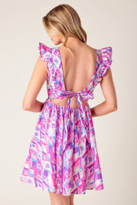 BETTER WITHOUT YOU WOVEN MINI DRESS