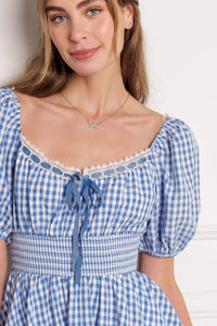 BREEZE THROUGH PARADISE WOVEN MINI DRESS
