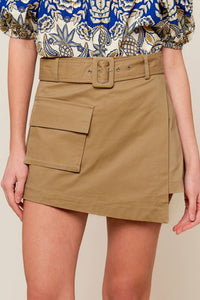 LET'S GO FOR DRINKS WOVEN SKORT