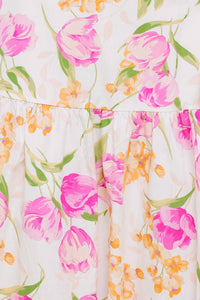 BOTANICAL BLISS WOVEN TOP AND SKIRT SET