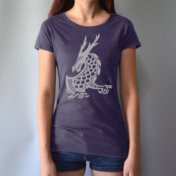Women's Majestic Dragon T-shirt - Mythical Creature Fashion