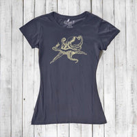 Uni-T Women’s Bamboo Octopus Graphic Tee – Ocean Creature Shirt