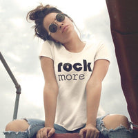 Uni-T Women’s Bamboo Cotton T-Shirt – Rock and Roll Apparel "Rock More"