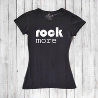 Uni-T Women’s Bamboo Cotton T-Shirt – Rock and Roll Apparel "Rock More"