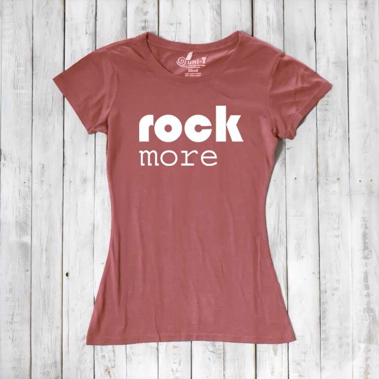 Uni-T Women’s Bamboo Cotton T-Shirt – Rock and Roll Apparel "Rock More"