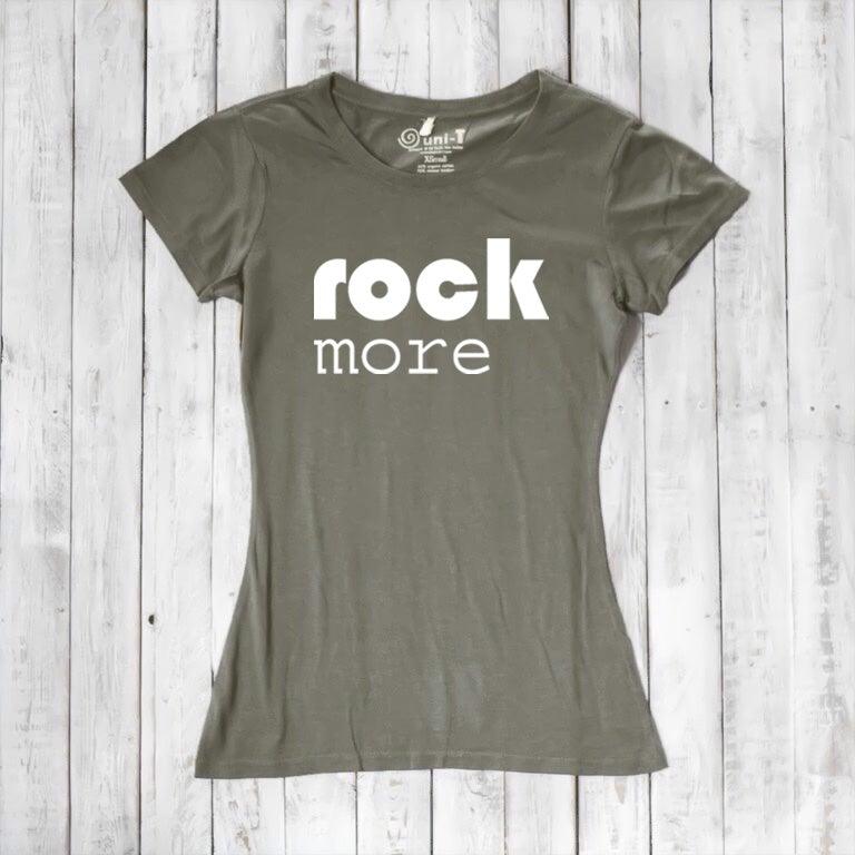 Uni-T Women’s Bamboo Cotton T-Shirt – Rock and Roll Apparel "Rock More"