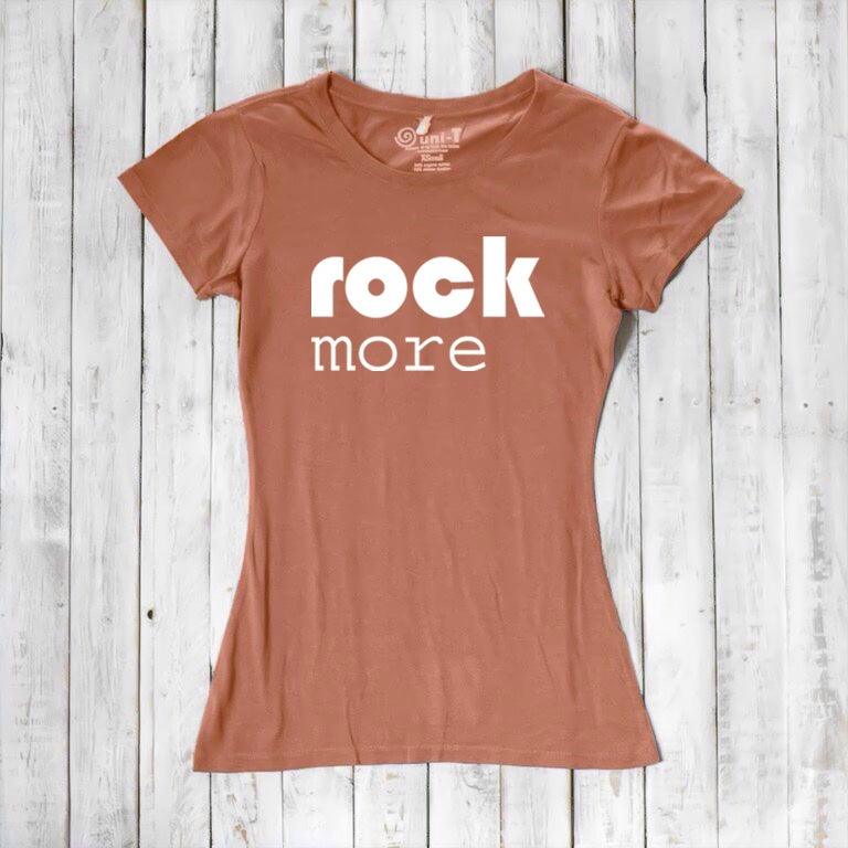 Uni-T Women’s Bamboo Cotton T-Shirt – Rock and Roll Apparel "Rock More"