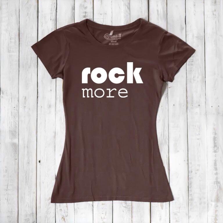 Uni-T Women’s Bamboo Cotton T-Shirt – Rock and Roll Apparel "Rock More"