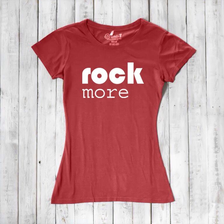 Uni-T Women’s Bamboo Cotton T-Shirt – Rock and Roll Apparel "Rock More"