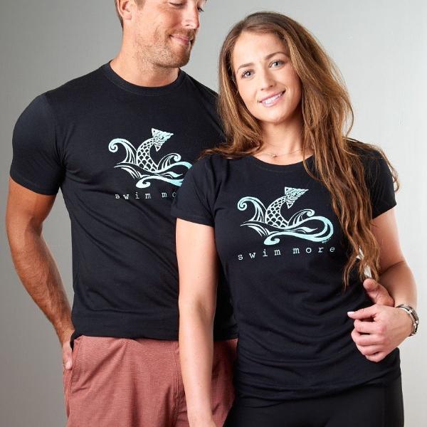 Women's Swim T-shirt - Swim More Athletic Beachwear