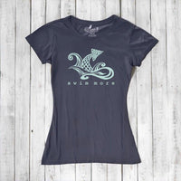 Women's Swim T-shirt - Swim More Athletic Beachwear