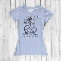 Uni-T Bamboo Neuron Graphic Tee – Women’s Science Shirt “Think More”