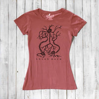 Uni-T Bamboo Neuron Graphic Tee – Women’s Science Shirt “Think More”