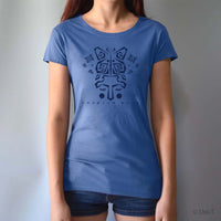 Uni-T Women’s Bamboo Organic Cotton Butterfly T-Shirt – Nature-Inspired Graphic Tee "Inspire More"