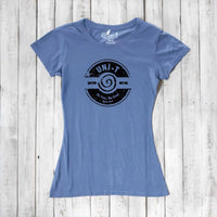 Uni-T Women's Bamboo Kindness Graphic Tee – Inspirational Eco-Friendly Shirt "Be You Be Kind"