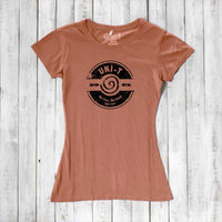 Uni-T Women's Bamboo Kindness Graphic Tee – Inspirational Eco-Friendly Shirt "Be You Be Kind"