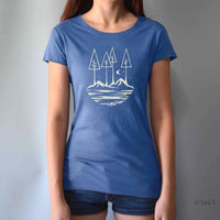 Uni-T Women's Bamboo Nature T-Shirt - Positive Vibes Graphic Tee "All the Good Things in Life"