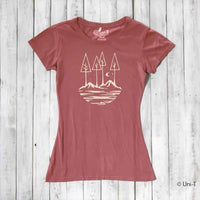 Uni-T Women's Bamboo Nature T-Shirt - Positive Vibes Graphic Tee "All the Good Things in Life"