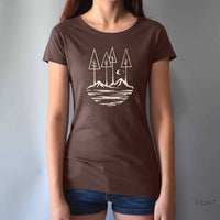 Uni-T Women's Bamboo Nature T-Shirt - Positive Vibes Graphic Tee "All the Good Things in Life"