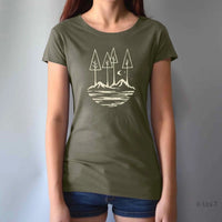 Uni-T Women's Bamboo Nature T-Shirt - Positive Vibes Graphic Tee "All the Good Things in Life"