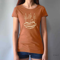 Uni-T Women's Bamboo Nature T-Shirt - Positive Vibes Graphic Tee "All the Good Things in Life"