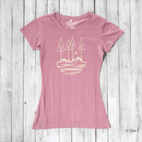 Uni-T Women's Bamboo Nature T-Shirt - Positive Vibes Graphic Tee "All the Good Things in Life"
