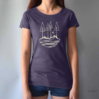 Uni-T Women's Bamboo Nature T-Shirt - Positive Vibes Graphic Tee "All the Good Things in Life"