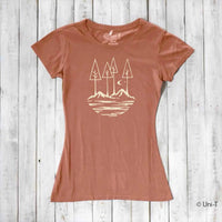 Uni-T Women's Bamboo Nature T-Shirt - Positive Vibes Graphic Tee "All the Good Things in Life"