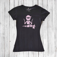 Uni-T Women’s Bamboo Vegan T-Shirt – Funny Plant-Based Graphic Tee "Veggie Ninja"