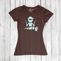 Uni-T Women’s Bamboo Vegan T-Shirt – Funny Plant-Based Graphic Tee "Veggie Ninja"