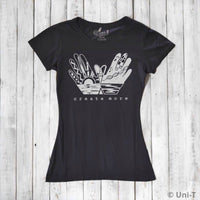 Uni-T Women's Bamboo Creative Art Graphic Tee – Urban Artist T-Shirt "Create More"