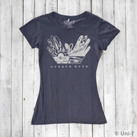 Uni-T Women's Bamboo Creative Art Graphic Tee – Urban Artist T-Shirt "Create More"