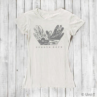 Uni-T Women's Bamboo Creative Art Graphic Tee – Urban Artist T-Shirt "Create More"