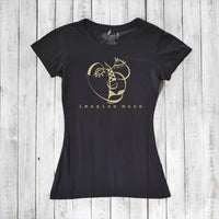 Uni-T Women's Bamboo Artistic T-shirt - Artistic Inspiration Tee 'Imagine More'
