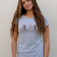 Uni-T Bamboo Women's Bike T-shirt - Cycling Tee "Bike More"