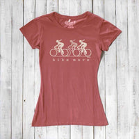 Uni-T Bamboo Women's Bike T-shirt - Cycling Tee "Bike More"