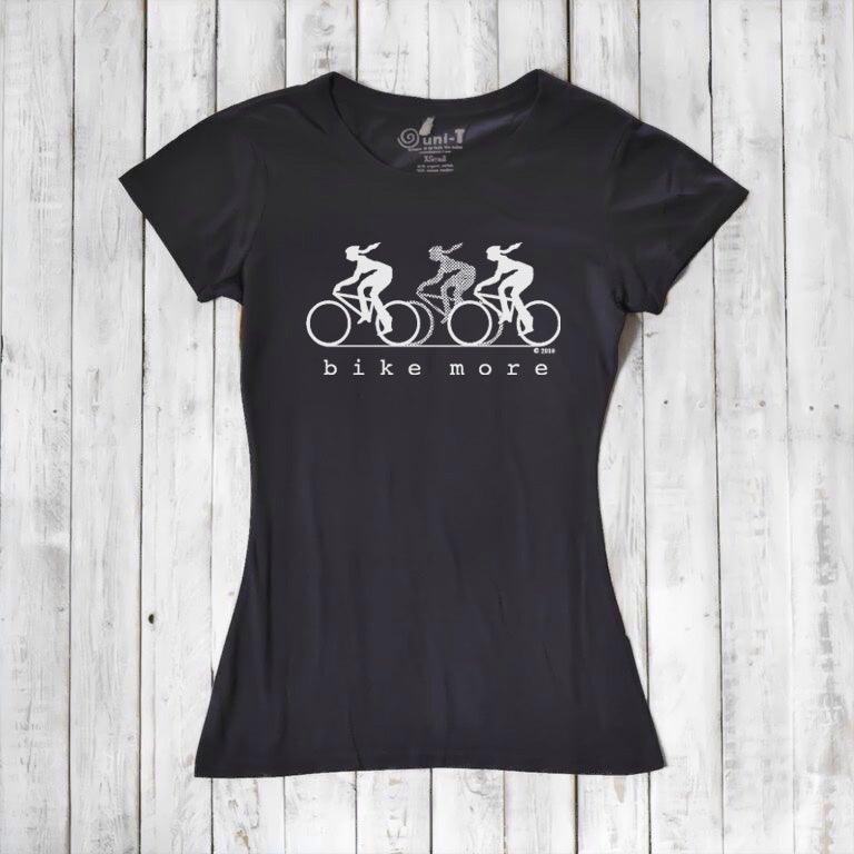 Uni-T Bamboo Women's Bike T-shirt - Cycling Tee "Bike More"