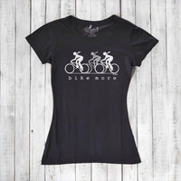 Uni-T Bamboo Women's Bike T-shirt - Cycling Tee "Bike More"