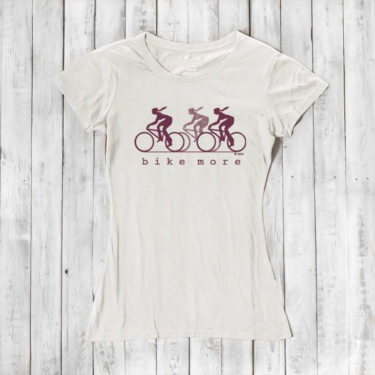 Uni-T Bamboo Women's Bike T-shirt - Cycling Tee "Bike More"