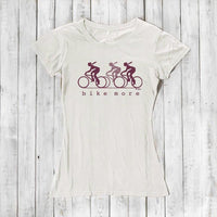 Uni-T Bamboo Women's Bike T-shirt - Cycling Tee "Bike More"