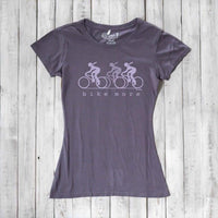 Uni-T Bamboo Women's Bike T-shirt - Cycling Tee "Bike More"