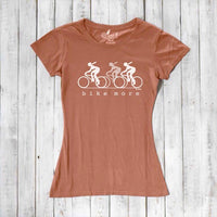 Uni-T Bamboo Women's Bike T-shirt - Cycling Tee "Bike More"